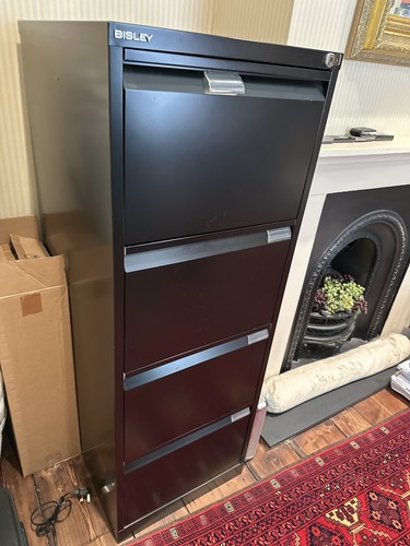 Bisley metal filing cabinet - metal,