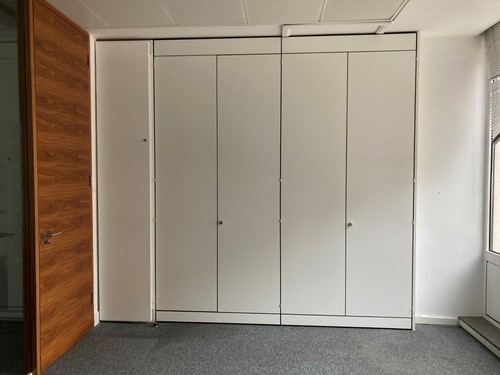 Lockable cupboards storage