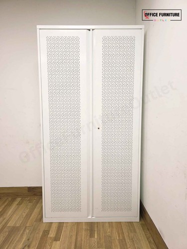 Tall white metal - white,
