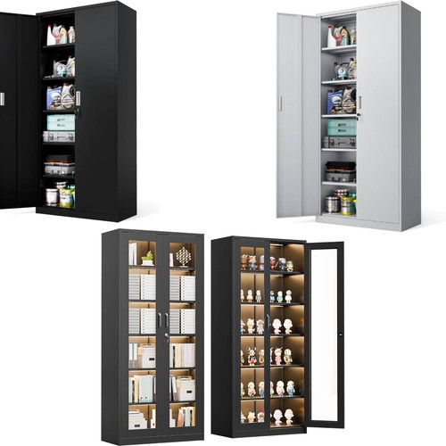 Tall metal filing cabinet - metal,