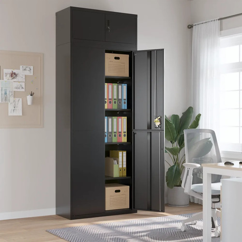 Walplus file cabinet black - walplus,