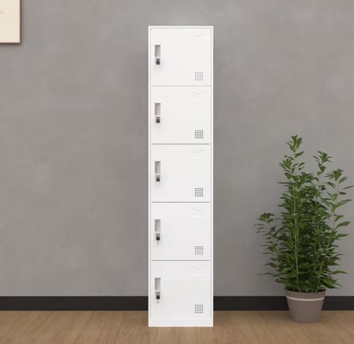 White metal door locker tall - metal,