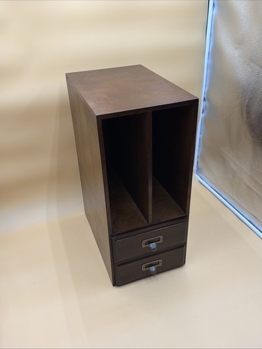 Vintage tall oak wood - 19",