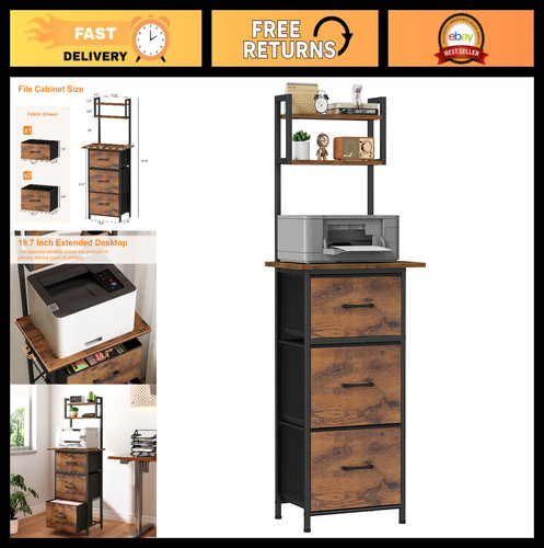 Drawer tall file - 3-drawer, cabinet